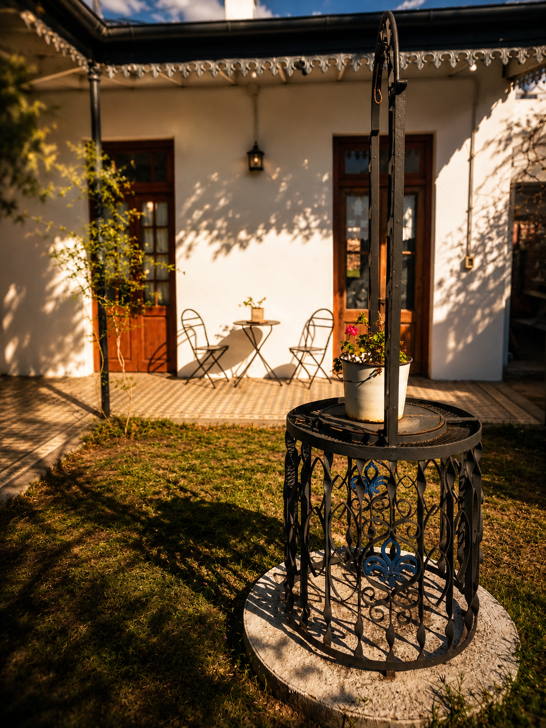 Patio y aljibe de Rignac
